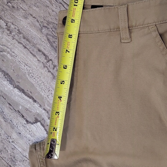 CARHARTT Rugged Flex Relaxed Fit Canvas Work Pant Tan Womens Size 10 - Picture 8 of 10